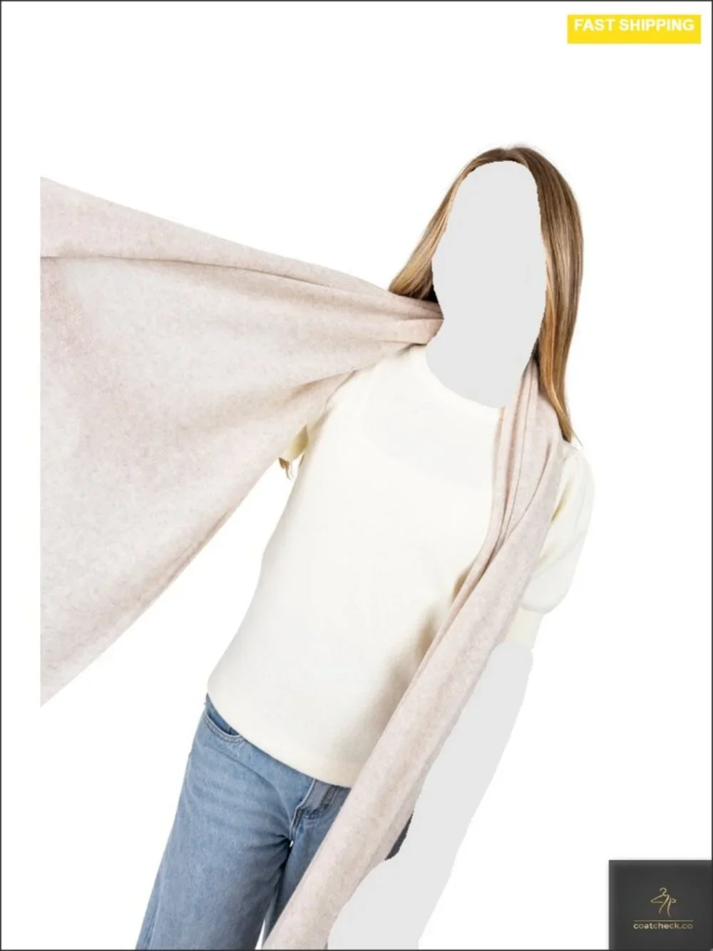 Cashmere Wool Blend Wrap Pashmina Shawl Scarf 78x27 Travel Stole